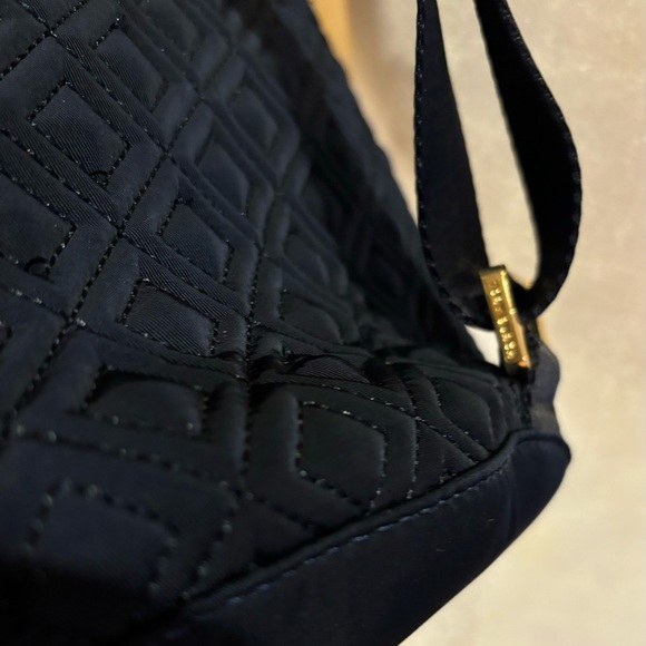 Tory Burch Quilted Nylon Navy Backpack - Picture 6 of 14
